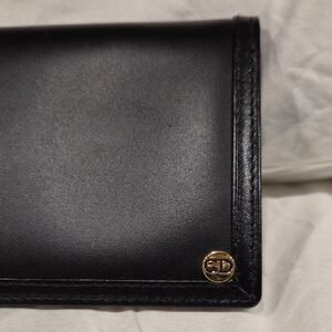 DIOR Vintage Leather Bifold Long Wallet